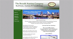 Desktop Screenshot of boundsauctions.com